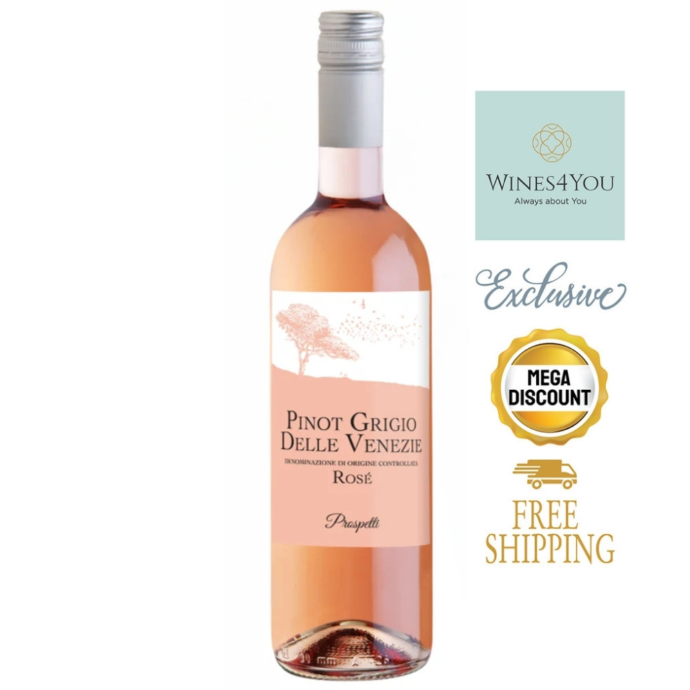 Prospetti Pinot Grigio Rosato Italy Rose Wine 2023